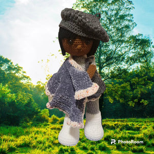 "Dante" Crocheted Amigurumi Doll