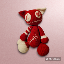 Load image into Gallery viewer, Zombie Cat Crocheted Amigurumi Toy