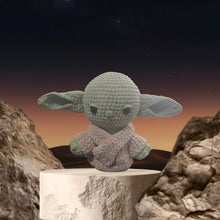 Load image into Gallery viewer, Crocheted Baby Alien Amigurumi Toy