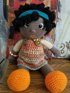 Crocheted Amigurami Doll