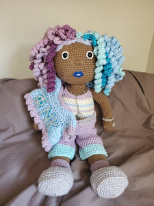 Crocheted Amigurami Doll