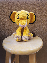 Load image into Gallery viewer, &quot;Scout&quot; Lion Cub Crocheted Toy