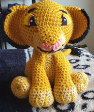 Load image into Gallery viewer, &quot;Scout&quot; Lion Cub Crocheted Toy