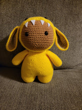 Load image into Gallery viewer, Monster Suit Crocheted Doll