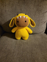 Load image into Gallery viewer, Monster Suit Crocheted Doll