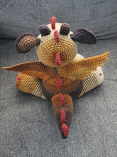 Load image into Gallery viewer, &quot;Inari&quot; the Dragon Crocheted Amigurami Toy