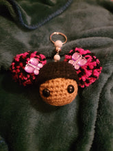 Load image into Gallery viewer, Crocheted Keychain/Scrunchie Set