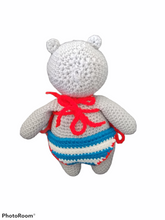 Load image into Gallery viewer, &quot;Holly the Hippo&quot; Crocheted Amigurami Toy