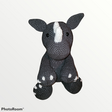 Load image into Gallery viewer, &quot;Rocky Ro&quot; Crocheted Amigurami Rhino