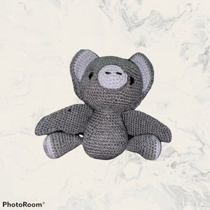 Wally the Bat Crochet Amigurami Toy