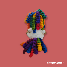 Load image into Gallery viewer, &quot;Una&quot; the Baby Unicorn Crocheted Amigurami Toy