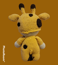Load image into Gallery viewer, Doll in Giraffe Suit Amigurumi Toy