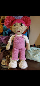 Crocheted Amigurami Doll