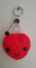 Load image into Gallery viewer, &quot;You Make My Heart Smile&quot; Book Bag/Purse Crocheted Charm